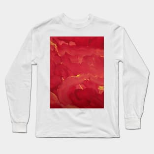 Roses Abstract Long Sleeve T-Shirt